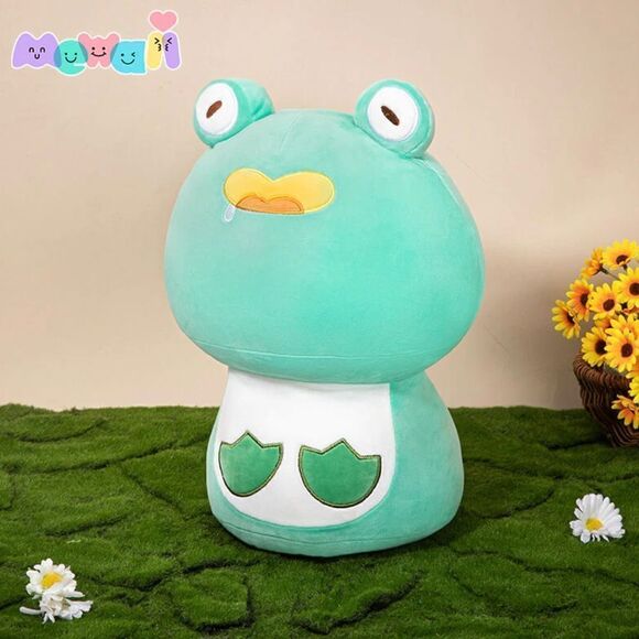 Mewaii Mushroom Family Frog Bebe 14” Plush Pal/Pillow - Picture 1 of 3